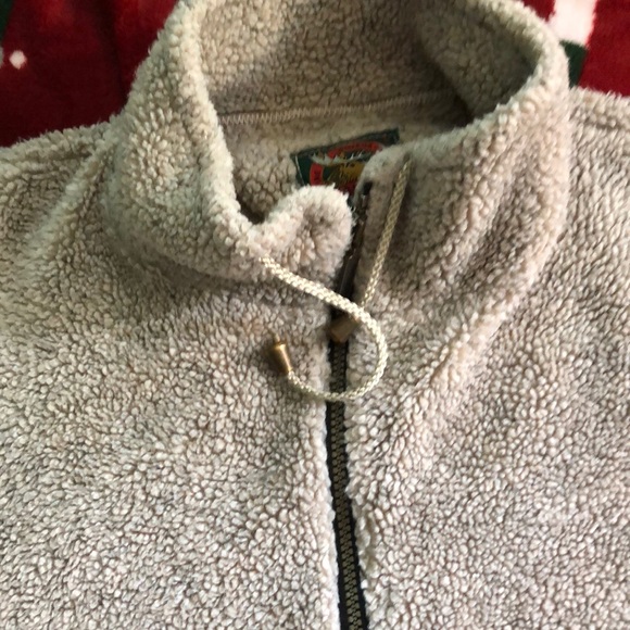 Oversized 1/4 zip teddy bear fur jacket - Picture 2 of 5